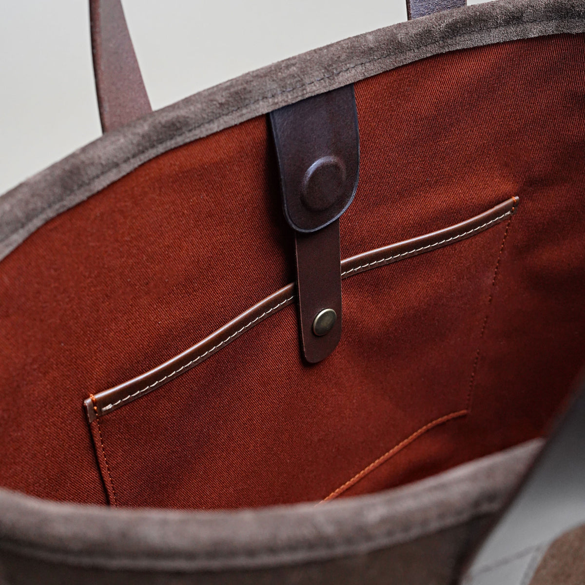 Tote-bag en daim pour le travail