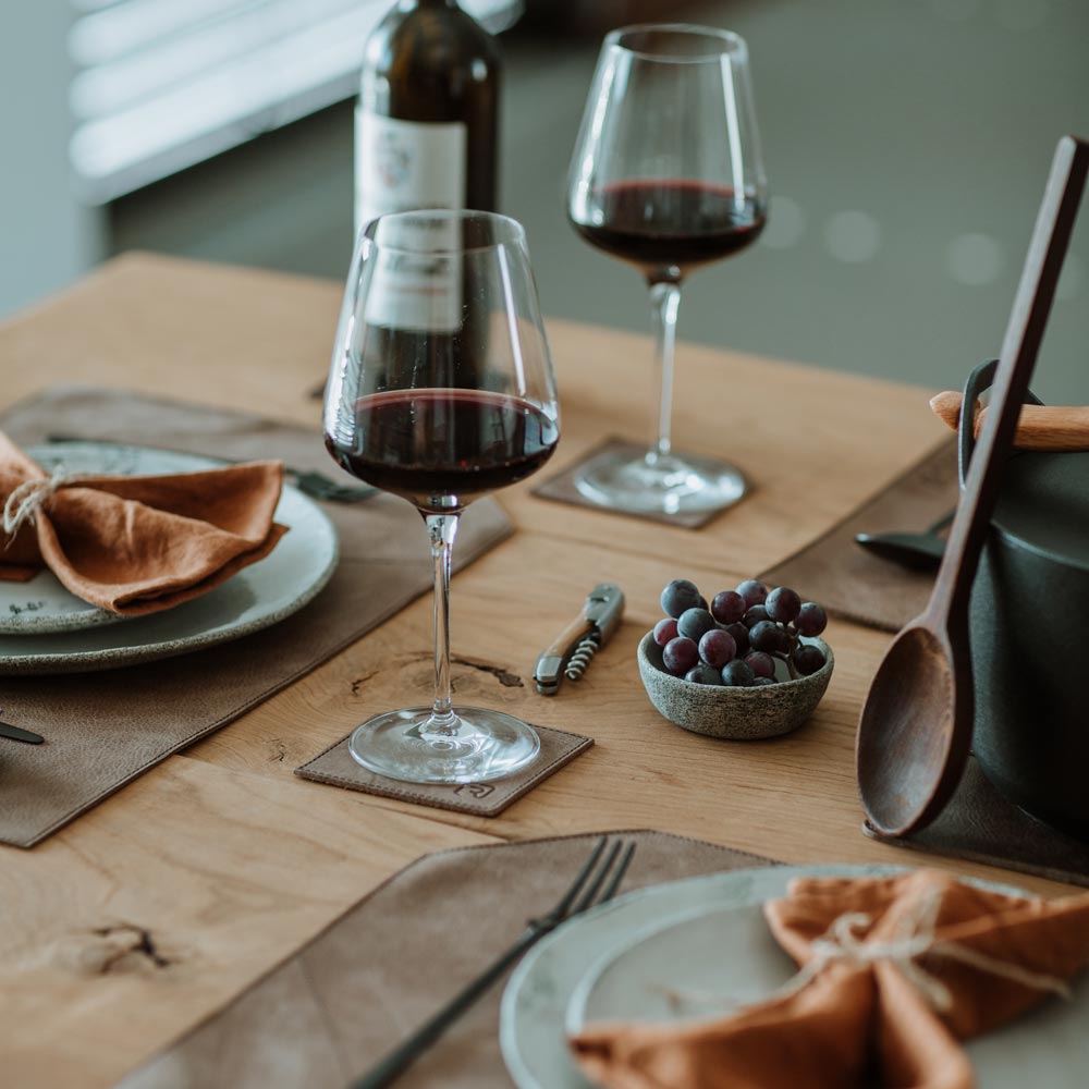 Design Leather Coasters