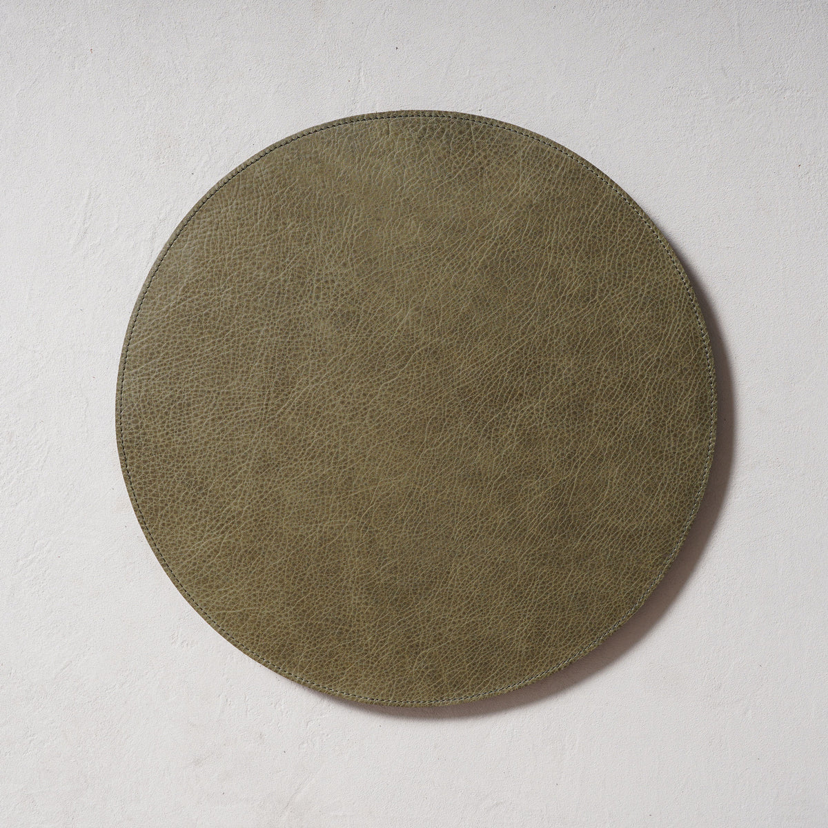 Echtleder Tischset "Rund"