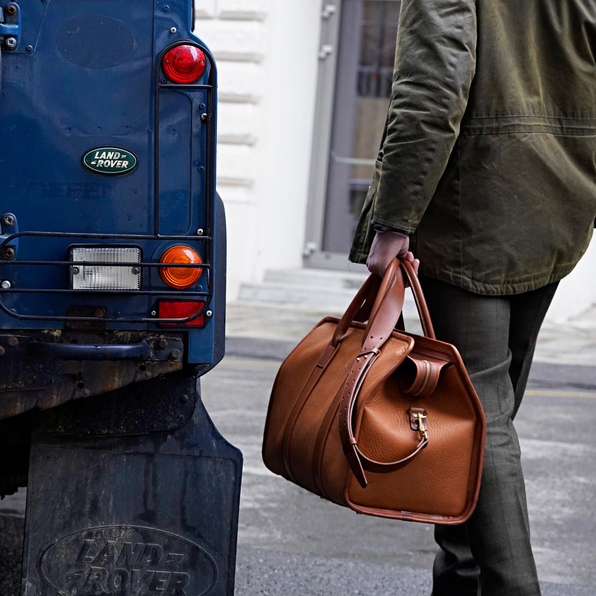 Lederreisetasche cognac
