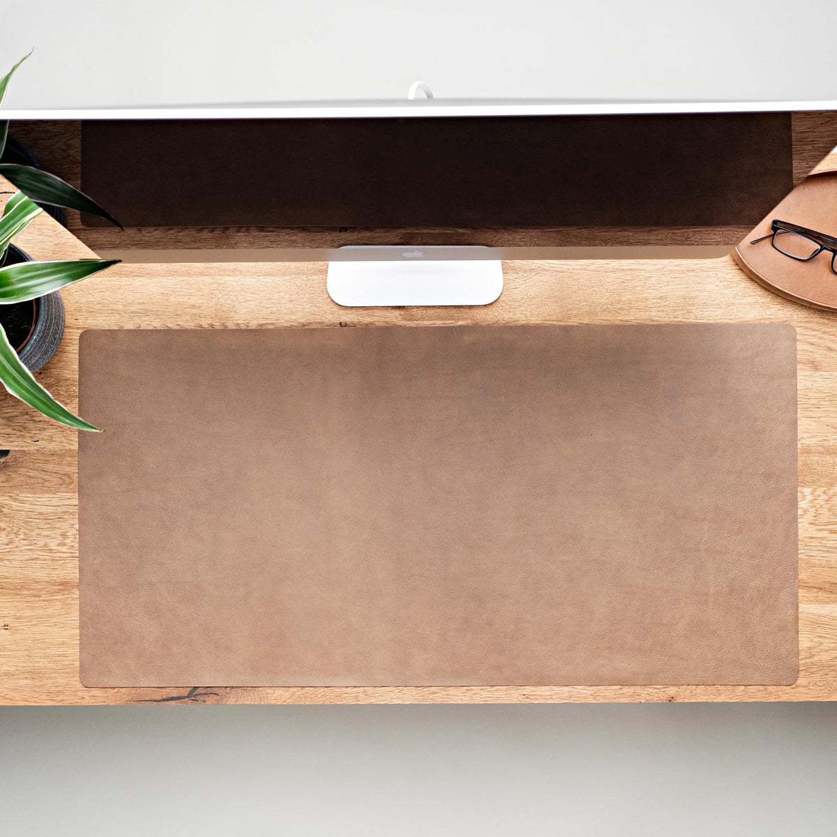 Sous-main cuir naturel