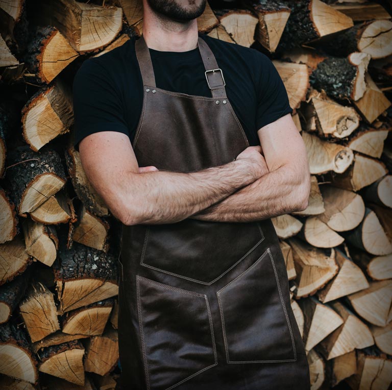 Grillset - Schürze + Handschuhe